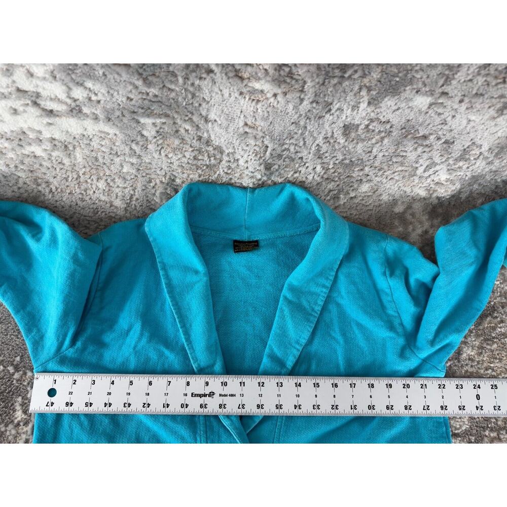 Babytoes Clothing Womens Size 8 100% Cotton Made In USA Blazer Jacket Blue - Picture 7 of 9